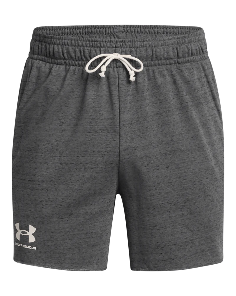 Under Armour Mens  Rival Terry Shorts In Grey