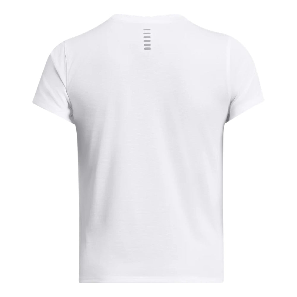 Under Armour Womens Launch Short Sleeves T-Shirt In White