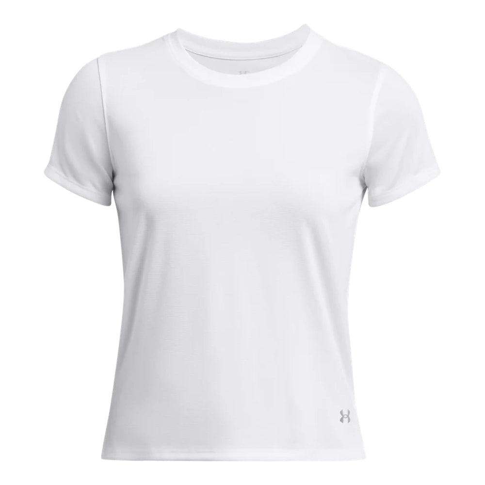 Under Armour Womens Launch Short Sleeves T-Shirt In White