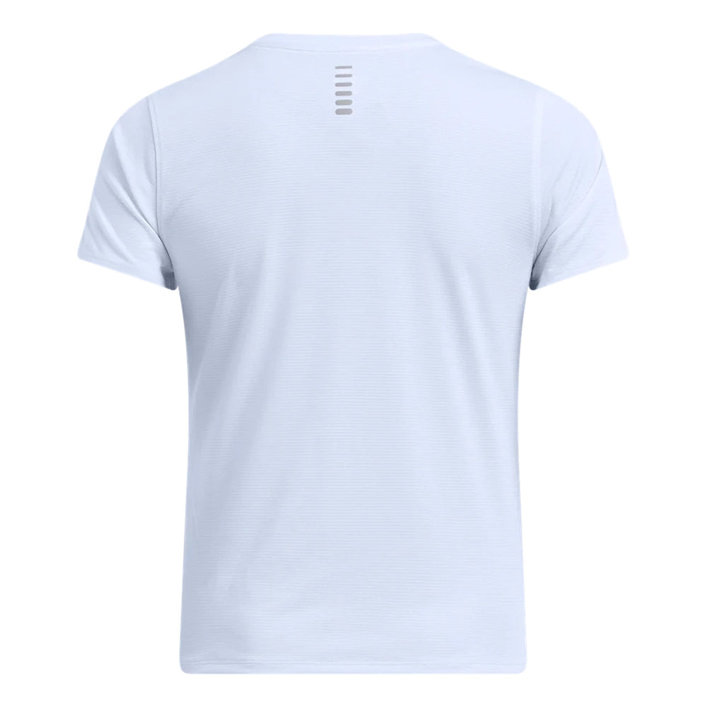 Under Armour Womens Launch Short Sleeves T-Shirt In Sky Blue