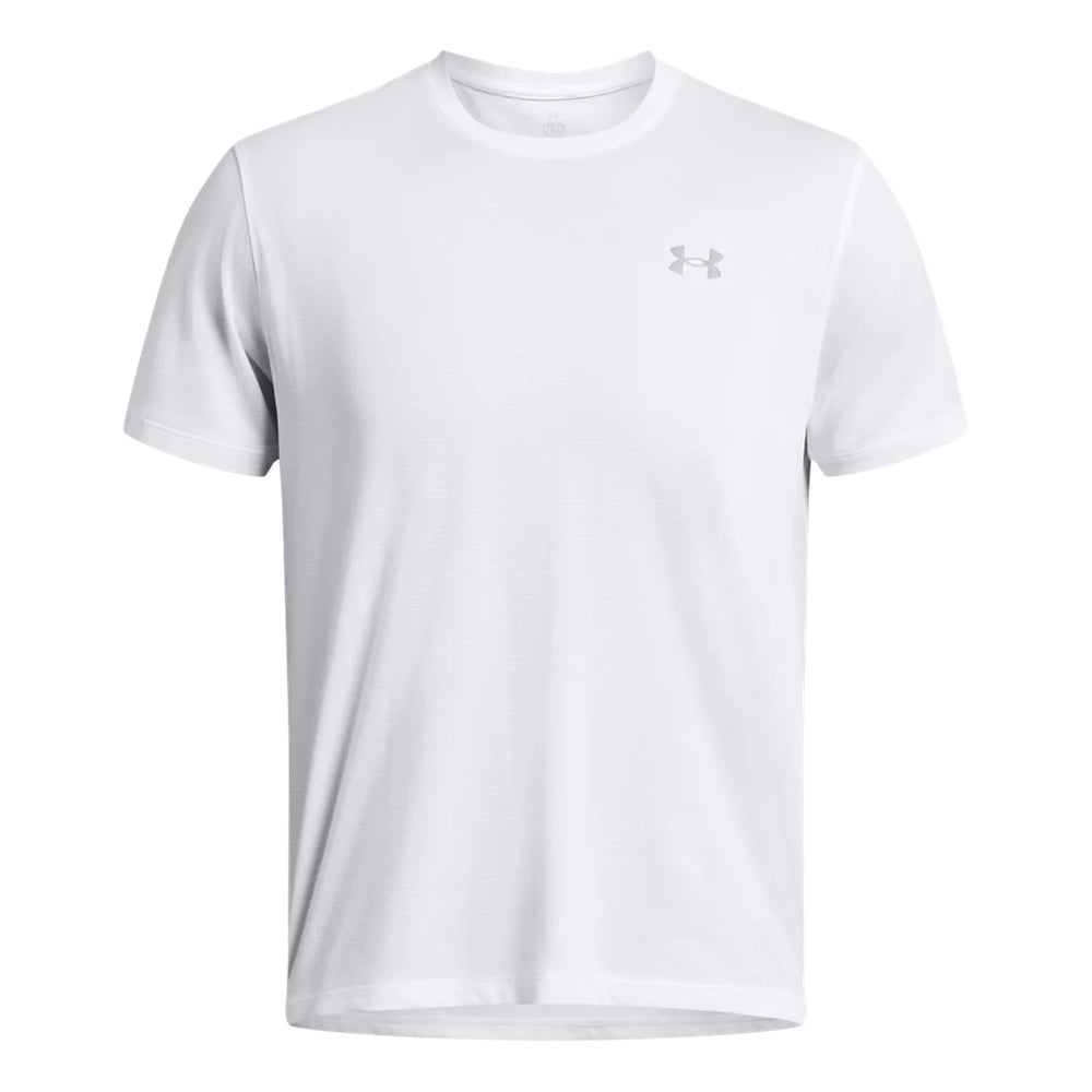 Under Armour Mens Launch Short Sleeve T-Shirt In White