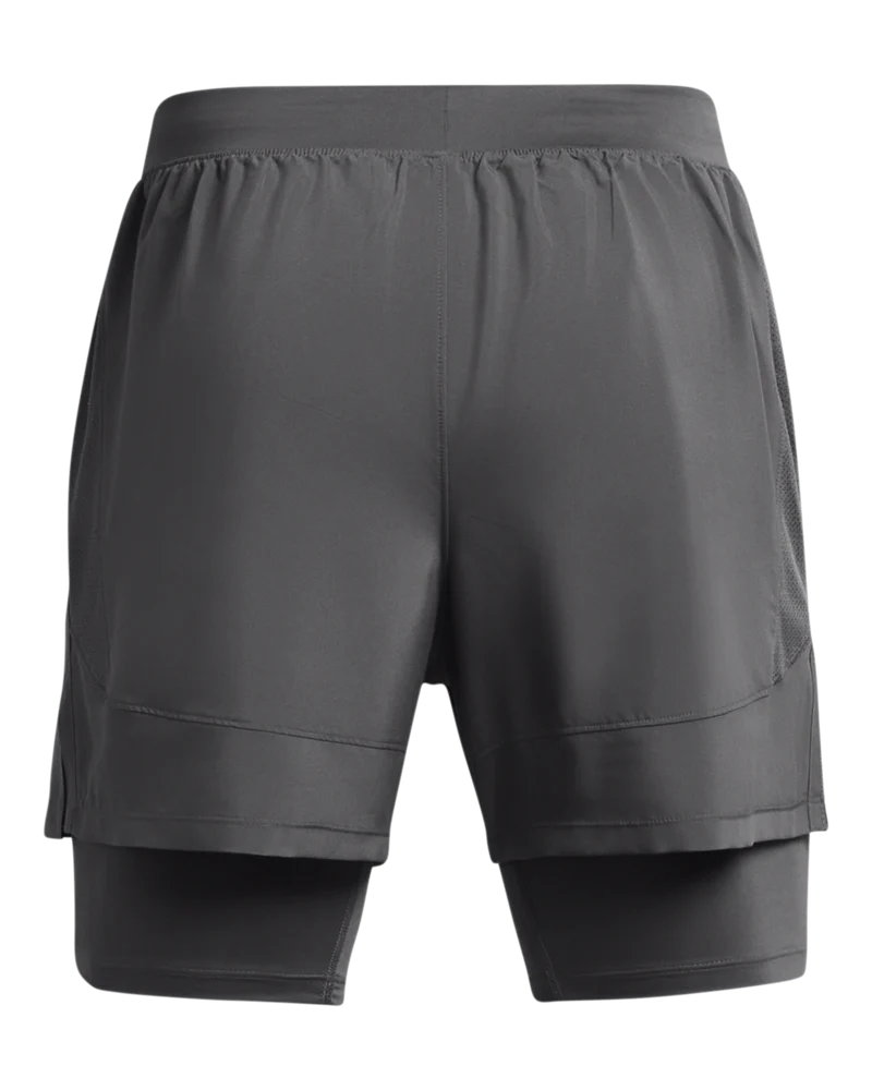 Under Armour Launch 5" 2-In-1 Shorts Gray