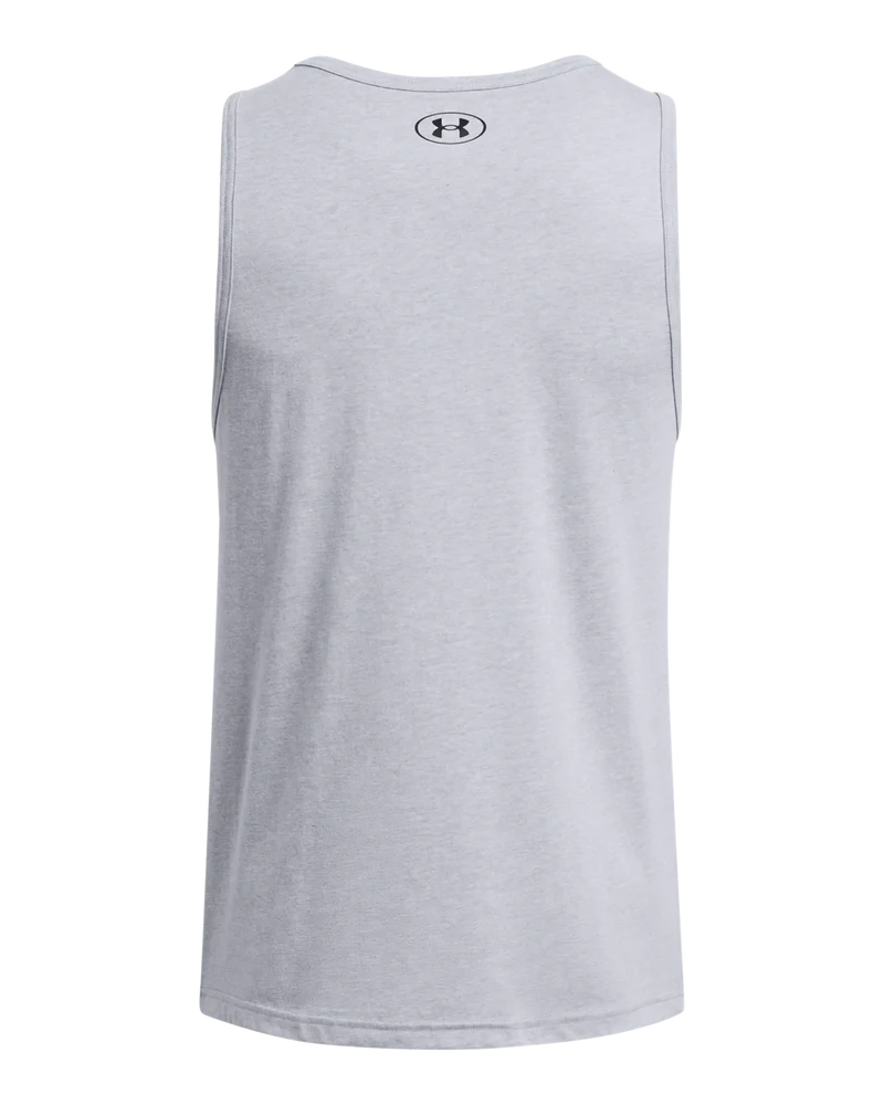 Under Armour Mens Sportstyle Tank Tops In Light Grey