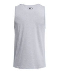 Under Armour Mens Sportstyle Tank Tops In Light Grey