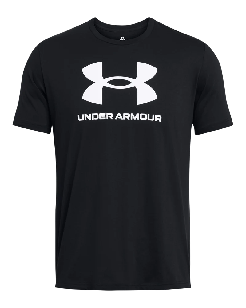 Under Armour Mens Sportstyle Logo T-shirts In Black