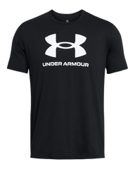 Under Armour Mens Sportstyle Logo T-shirts In Black