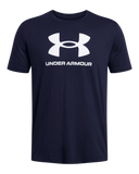 Under Armour Mens Sportstyle Logo T-shirts In Navy