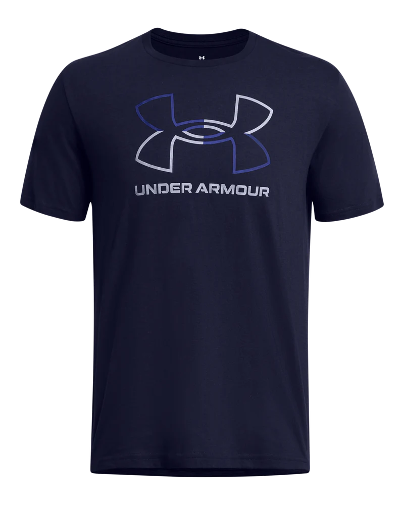 Under Armour Mens Gl Foundation Update Short Sleeves T-Shirt In Navy