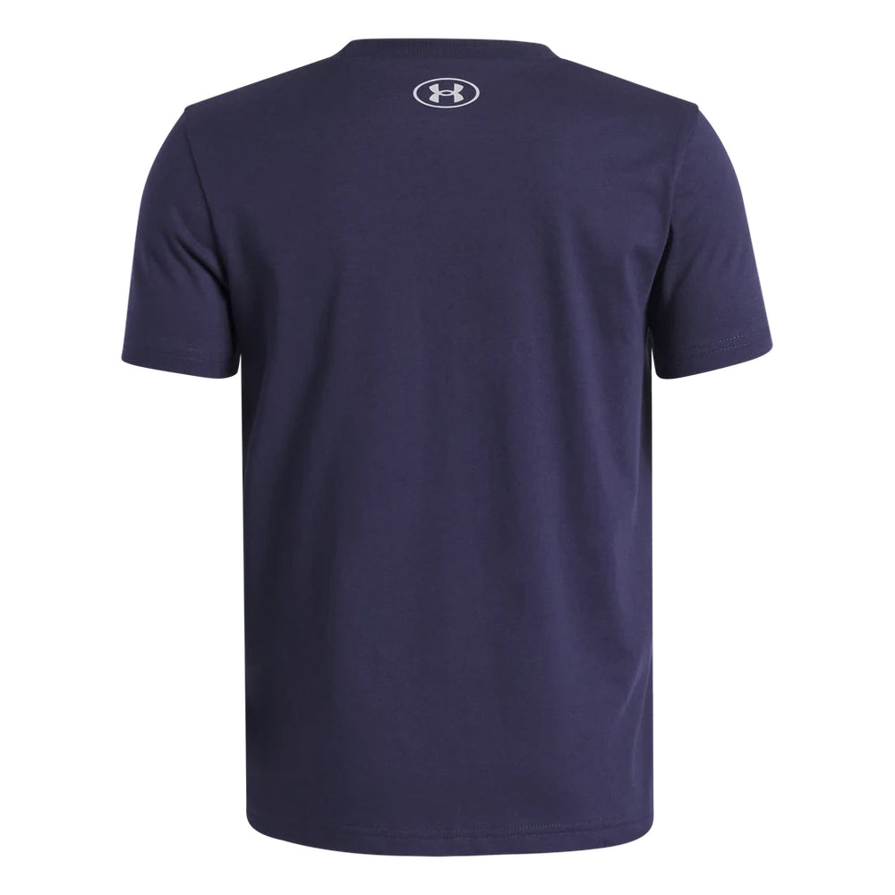 Under Armour Kids Boxed Sports Short Sleeve T-Shirt In Navy