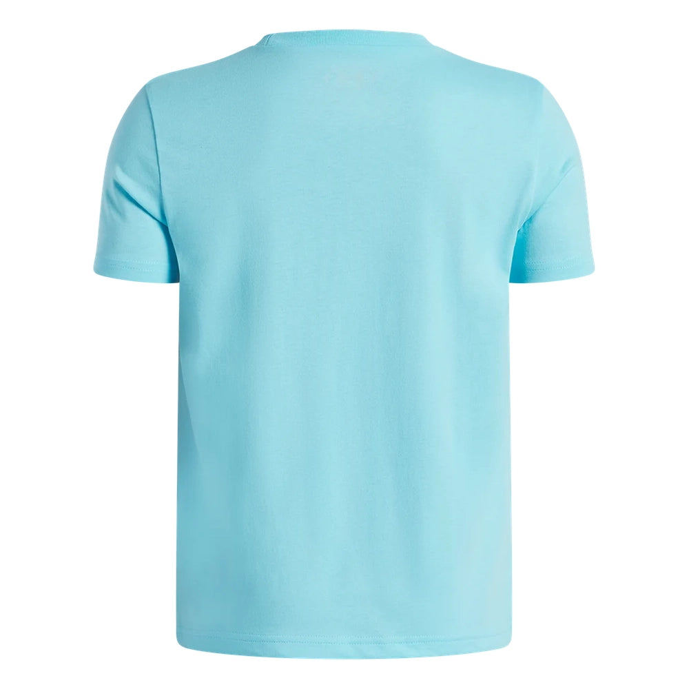 Under Armour Boys Boxed Sports Update Short Sleeves T-Shirt In Blue/White