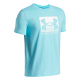 Under Armour Boys Boxed Sports Update Short Sleeves T-Shirt In Blue/White