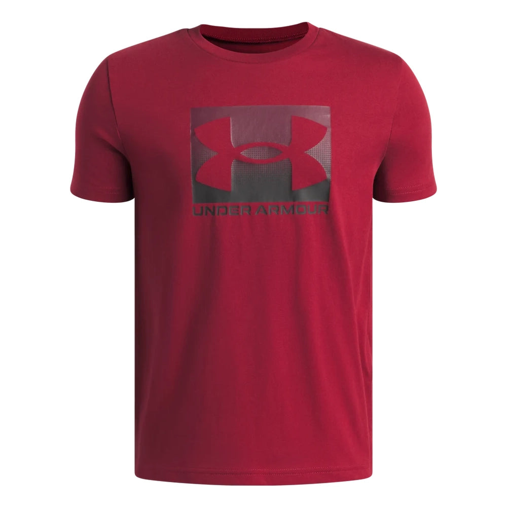 Under Armour Kids Boxed Sports Short Sleeve T-Shirt In Red