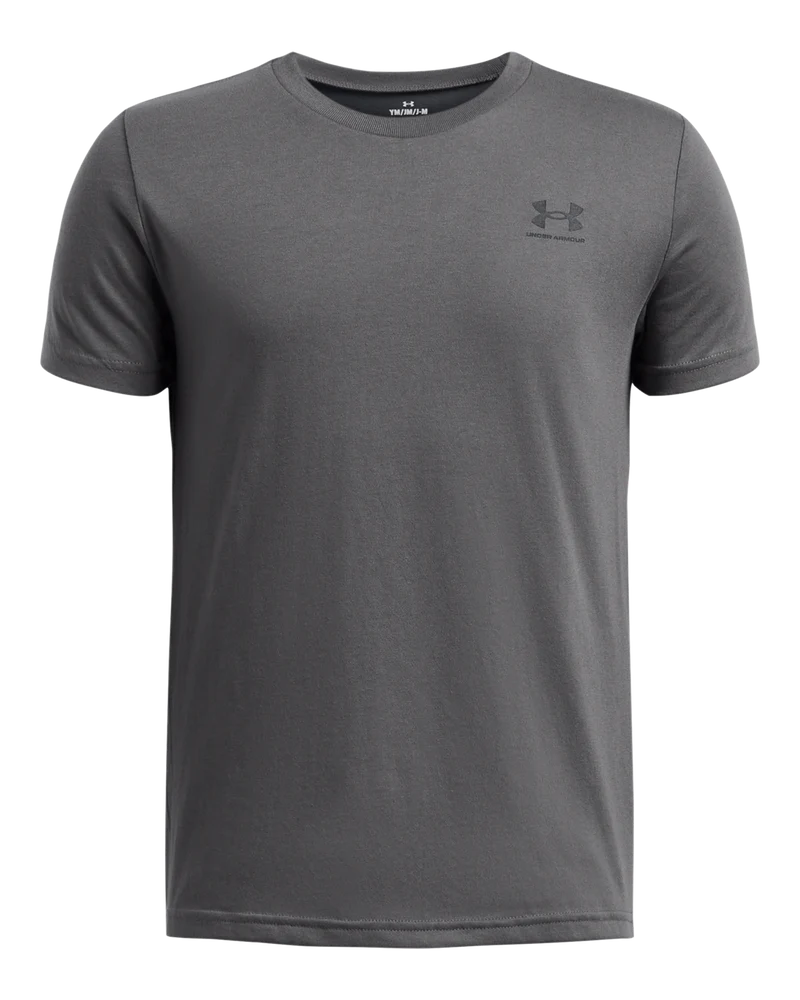Under Armour Boys Sportstyle T-Shirt In Grey