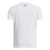 Under Armour Boys  Sportstyle Left Chest Short Sleeves T-Shirt In White