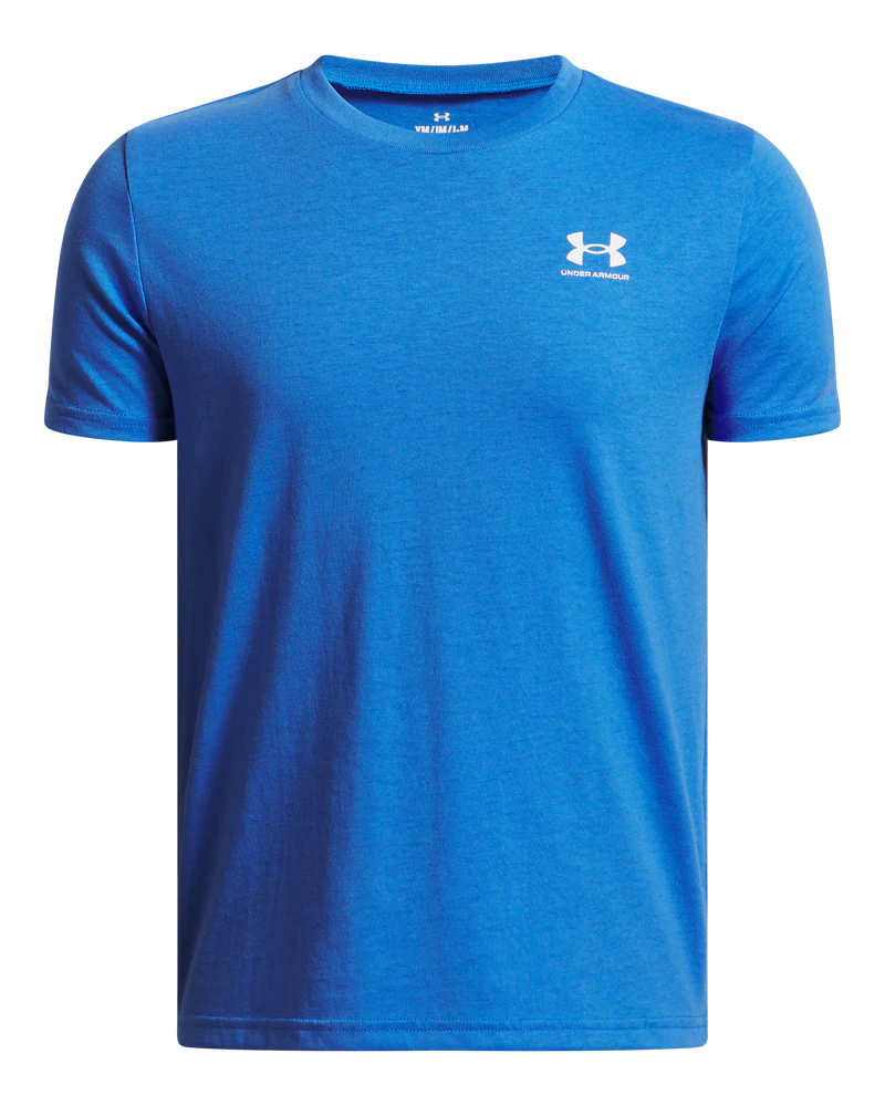 Under Armour Mens Sportstyle Left Chest T-Shirts In Blue