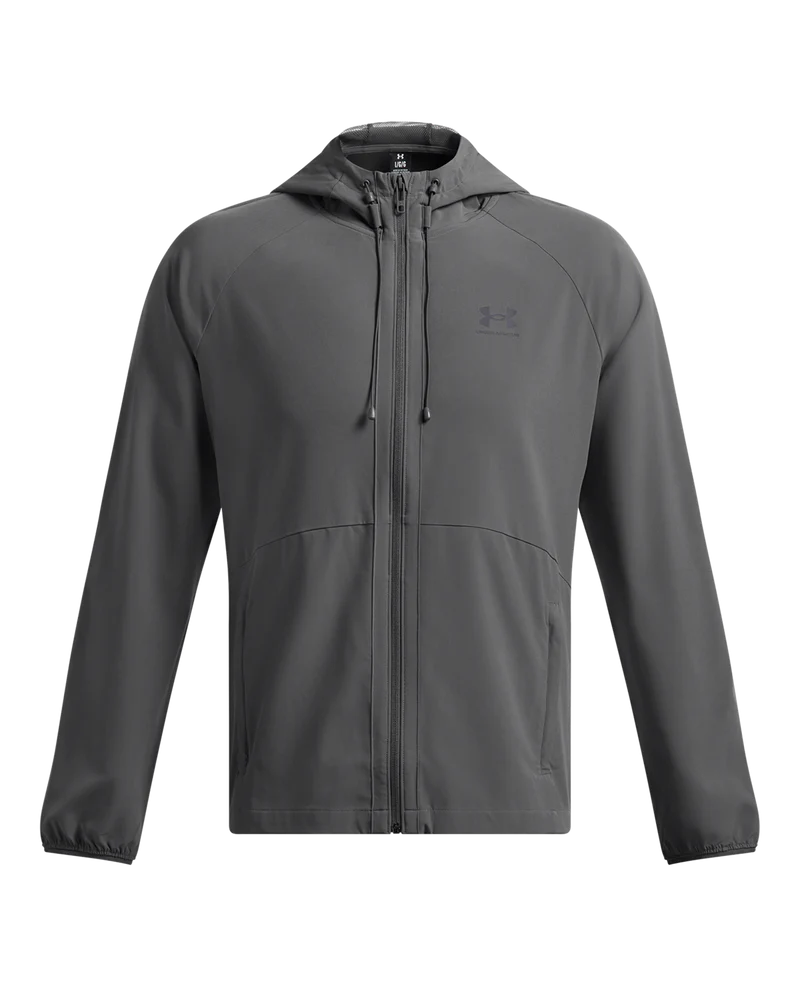Under Armour Mens Vibe Woven Jacket In Grey