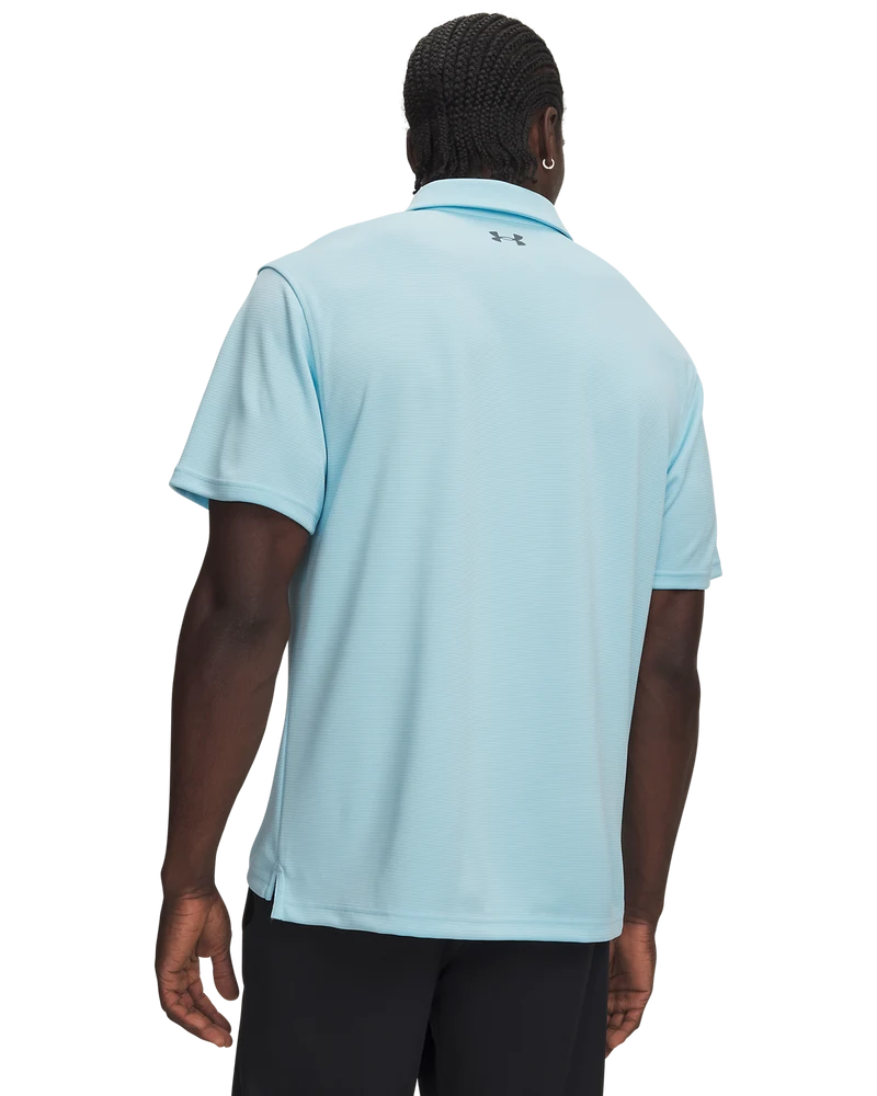 Under Armour Mens Tech Polo In Blue Opal