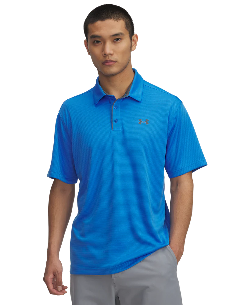 Under Armour Mens Tech Golfer In Blue