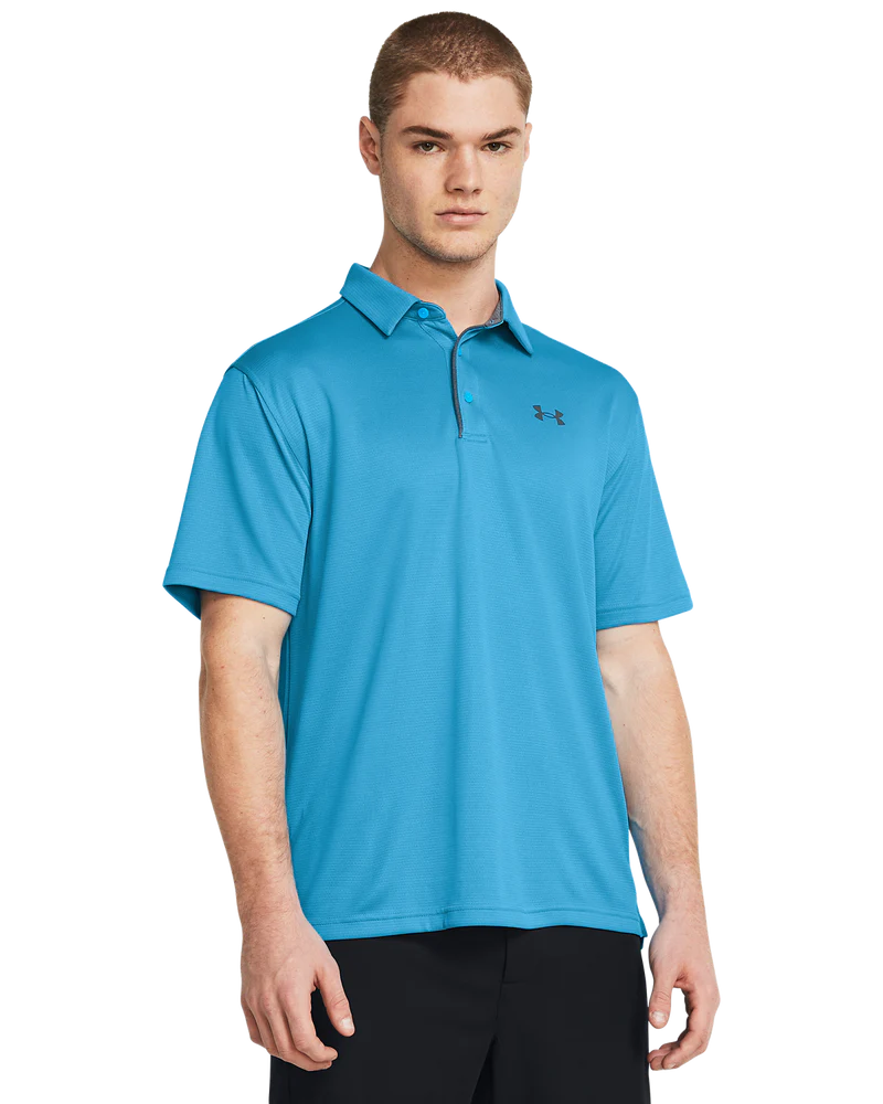 Under Armour 1290140 Tech Polo Mens 433 Light Blue