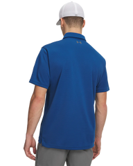 Under Armour Tech Polo Mens T-Shirt In Royal Blue