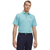 Under Armour Mens Tech Golfer In Teal