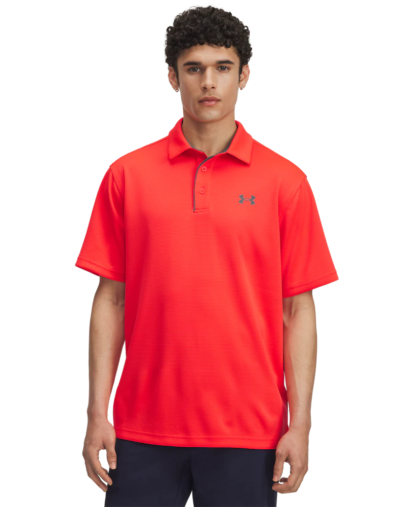 Under Armour Mens Tech Golfer In Neon Pink