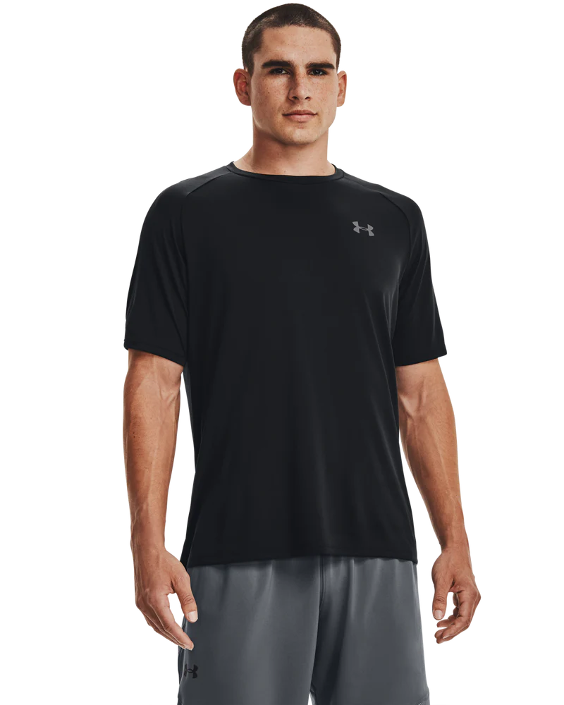 Under Armour Mens Tech 2.0 T-Shirt In Black