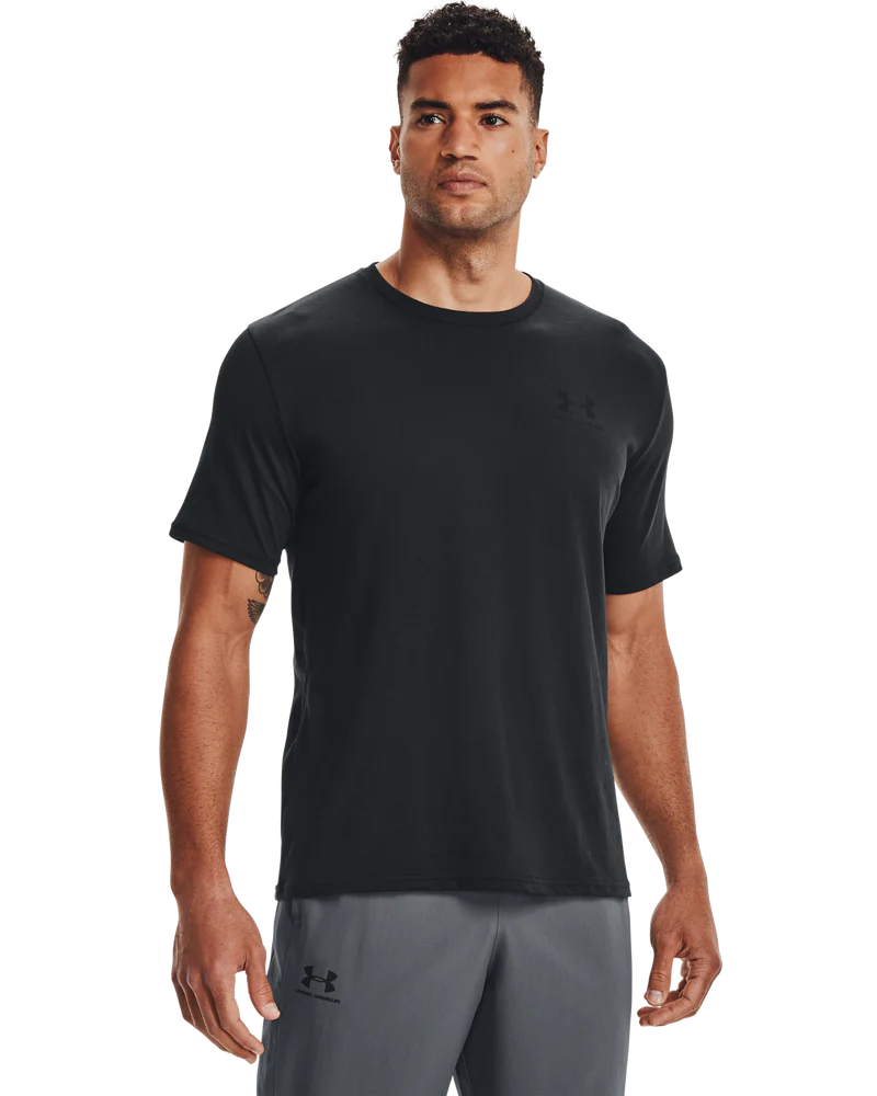 Under Armour Men Sportstyle Left Chest Black