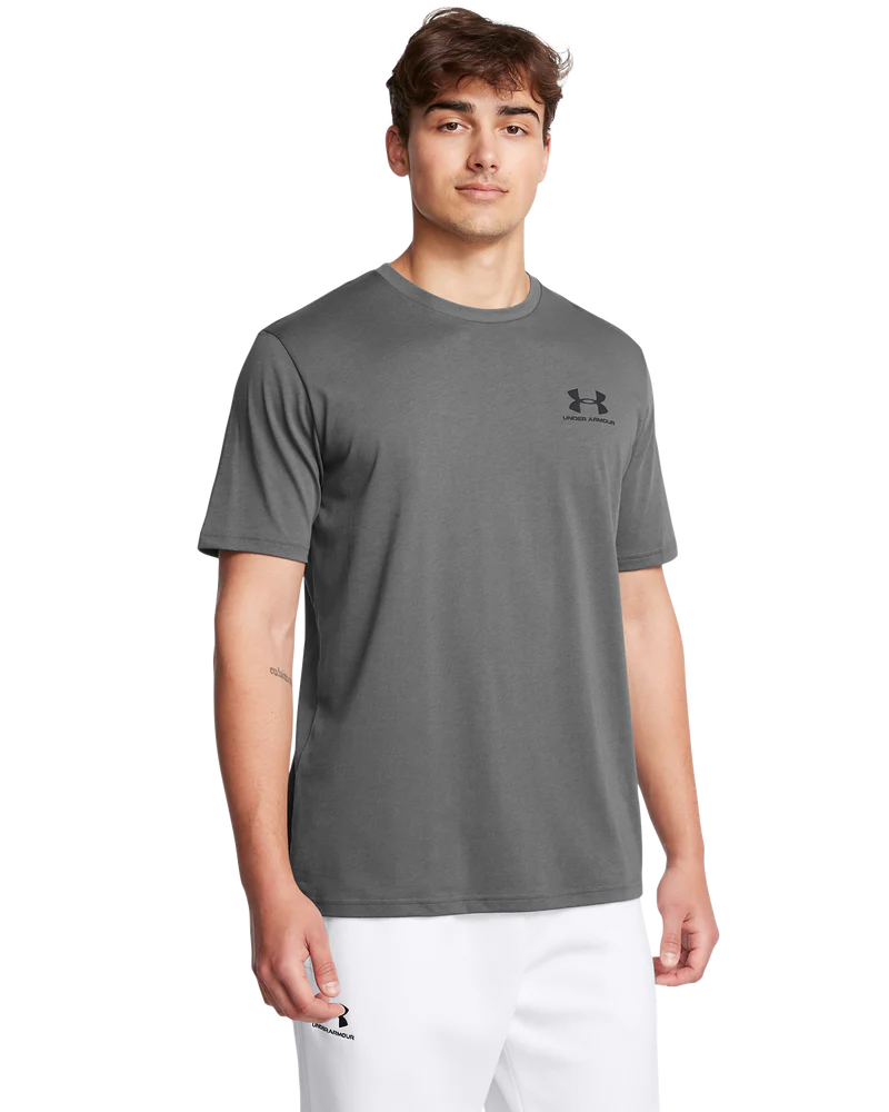 Under Armour Men Sportstyle Left Chest Dark Grey