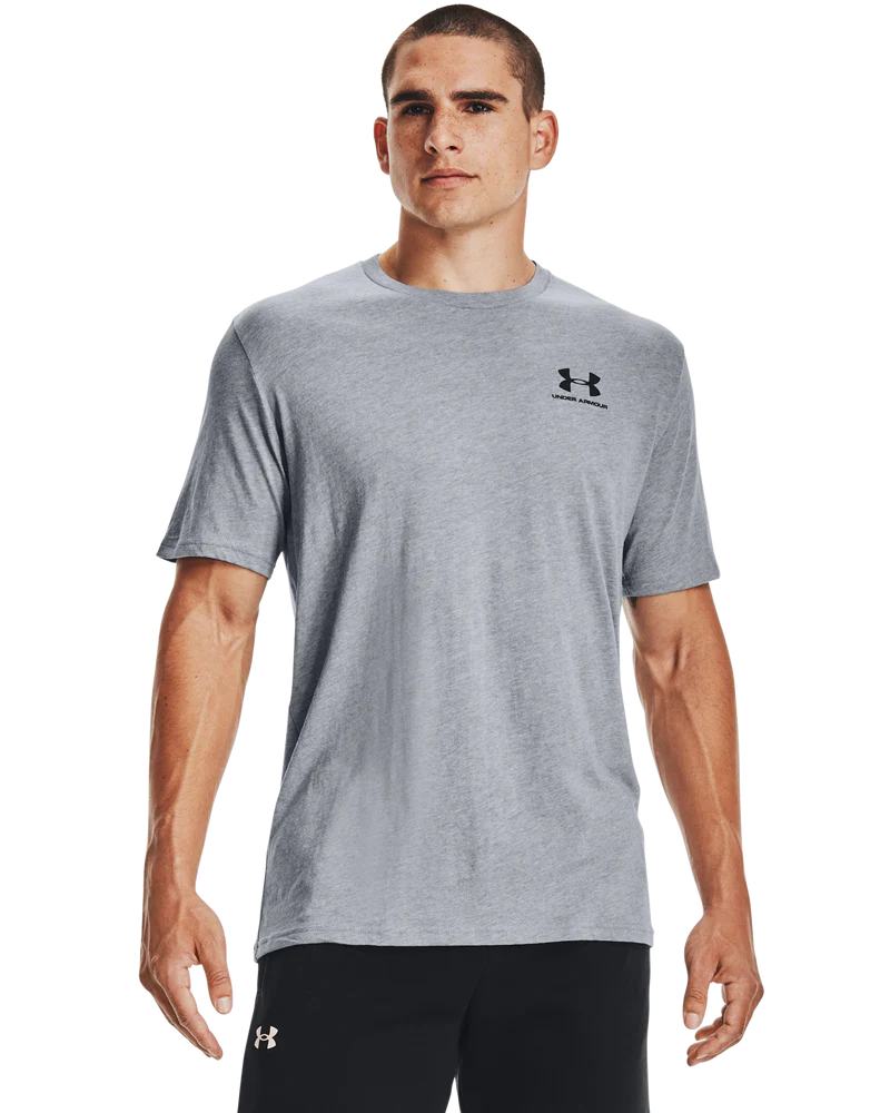 Under Armour Sportstyle Left Chest Ss 036 Grey