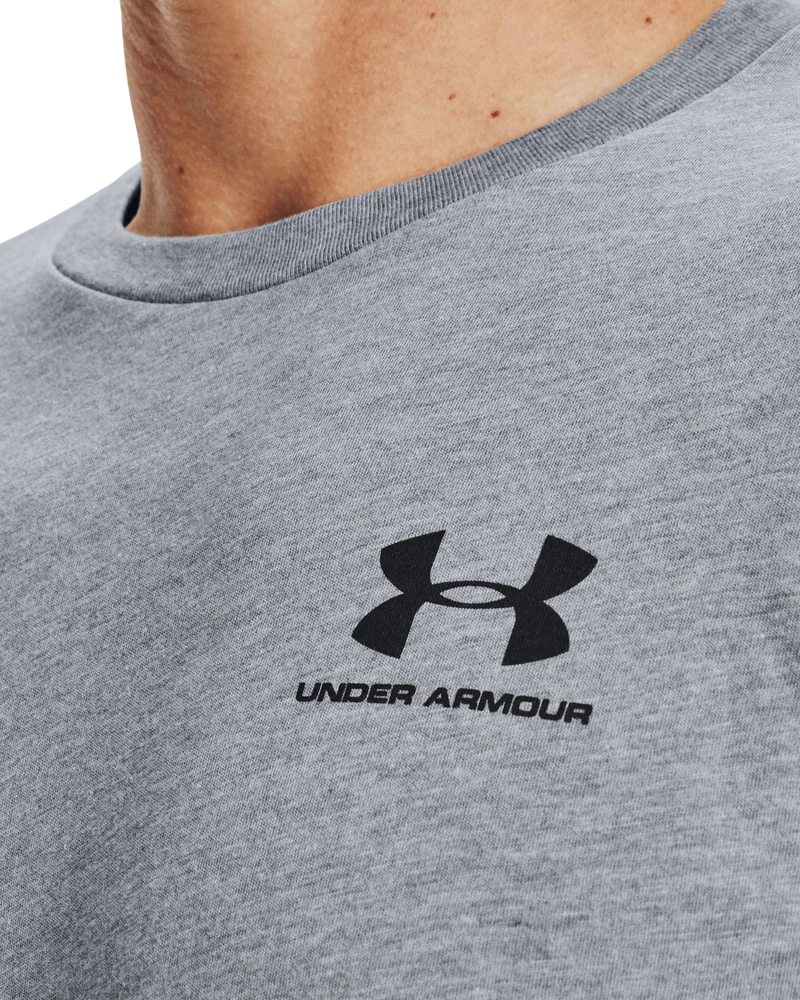 Under Armour Sportstyle Left Chest Ss 036 Grey