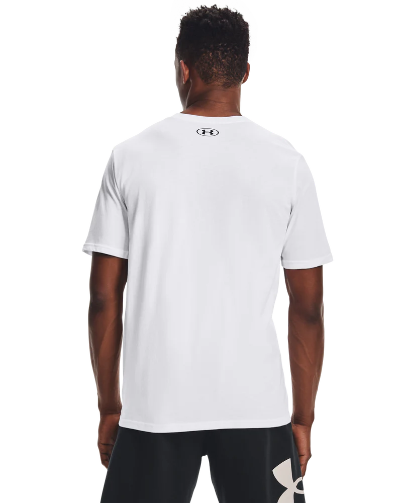 Under Armour Mens Sportstyle Left Chest Short Sleeves T-Shirt In White