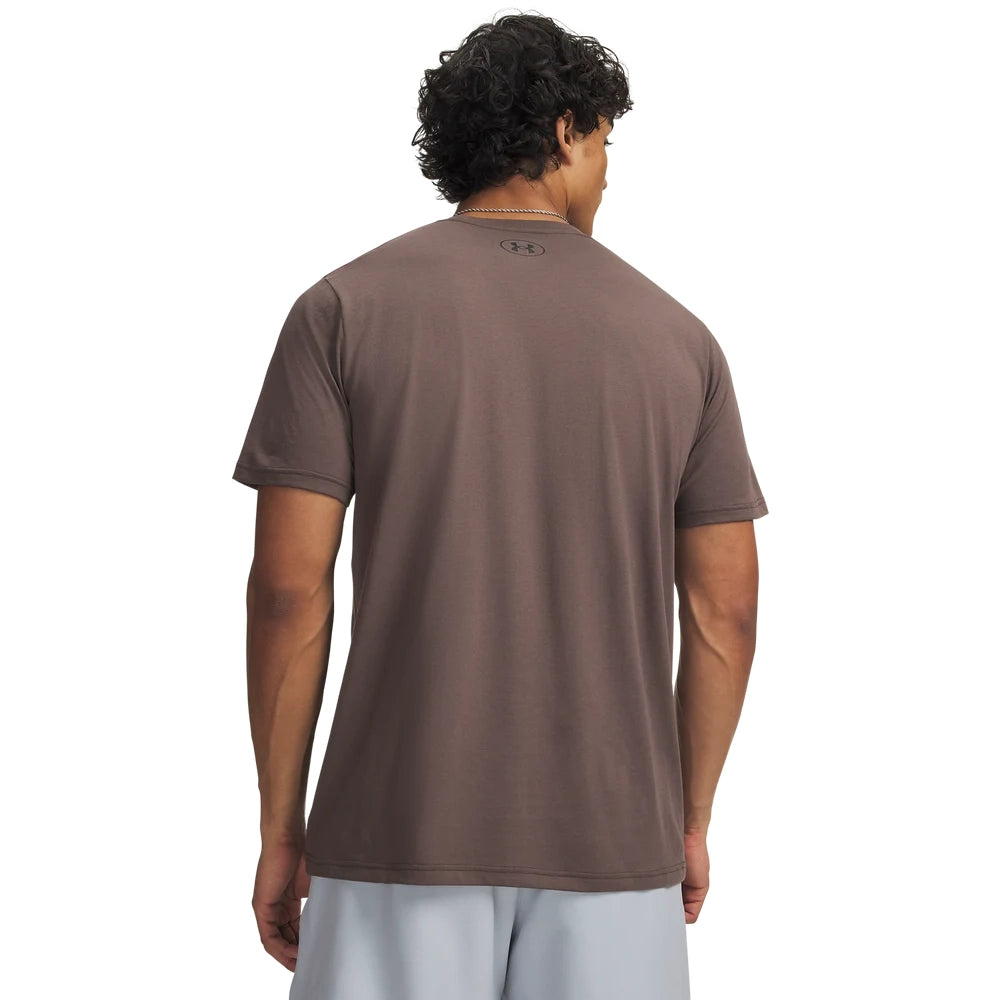 Under Armour Mens Sportstyle Left Chest Short Sleeve T-Shirt In Brown