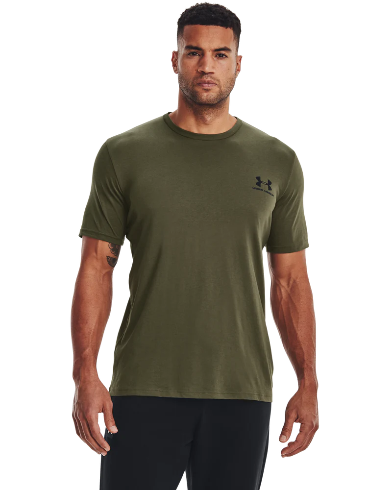 Under Armour Men Sportstyle Left Chest Dark Green