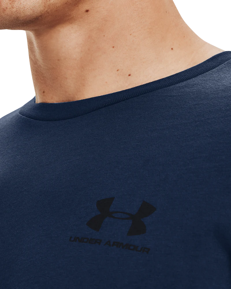 Under Armour Sportstyle Left Chest T-Shirts For Men In Navy