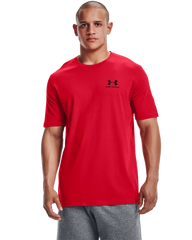 Under Armour Sportstyle Left Chest Red