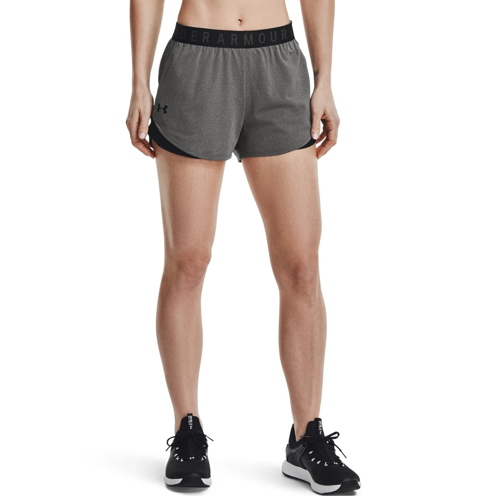 Under Armour Womens Play Up Shorts 3.0 In Grey
