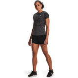 Under Armour Womens Fly By 2.0  2 In 1 Shorts In Black