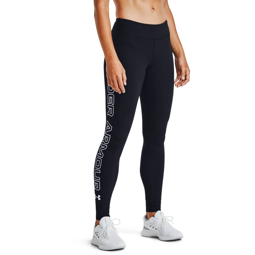 Under Armour Womens Favorite Wordmark Leggings In Black