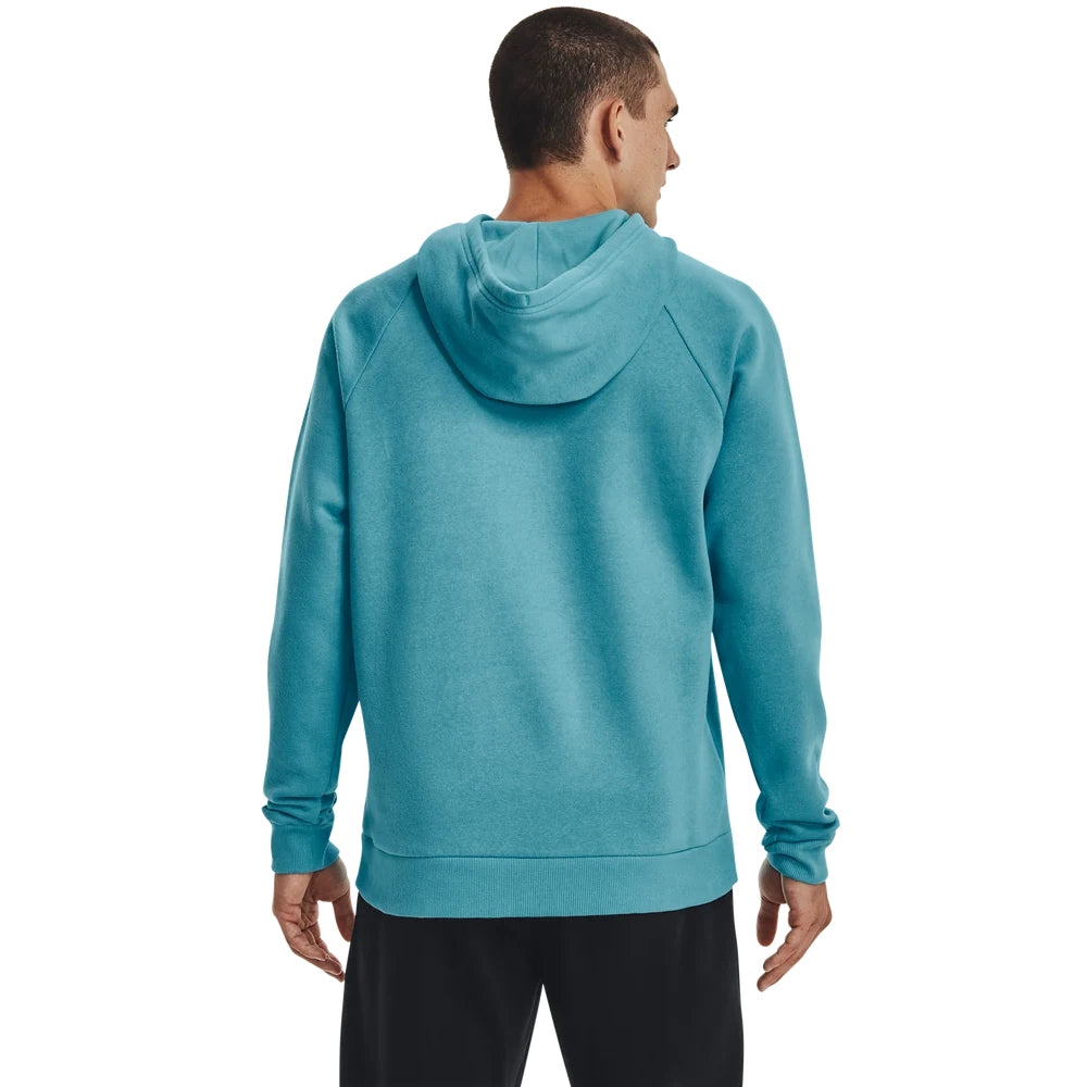 Under Armour Mens Rival Fleece Hoodie In Blue