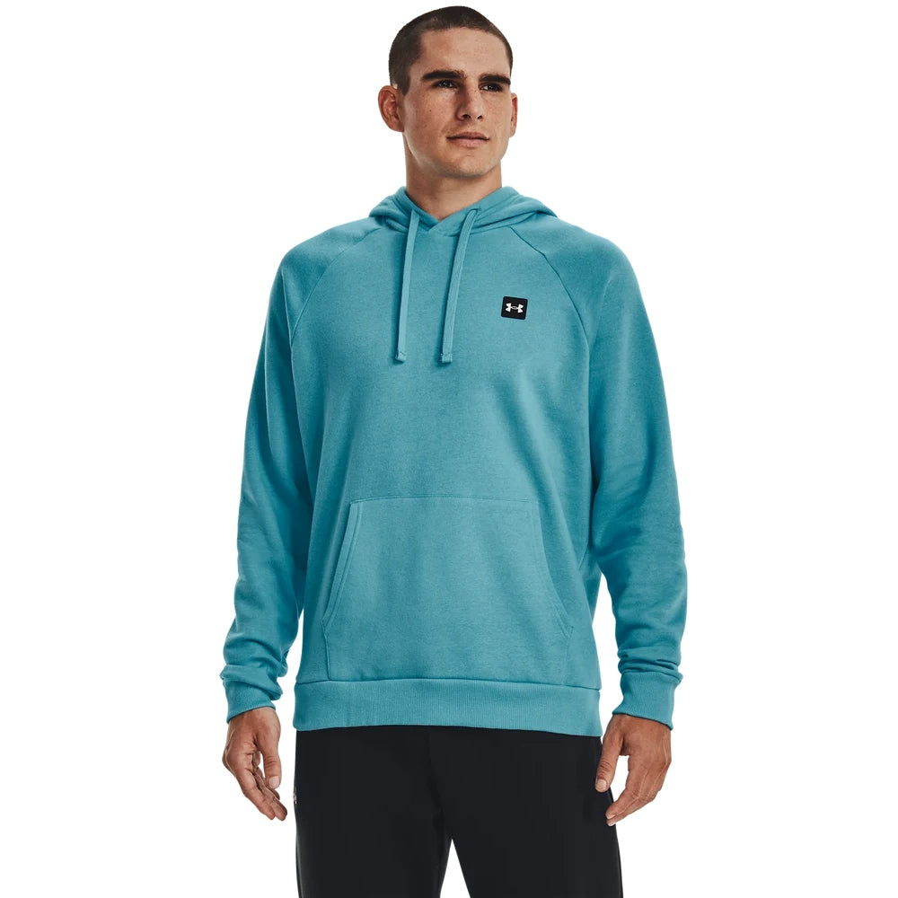 Under Armour Mens Rival Fleece Hoodie In Blue