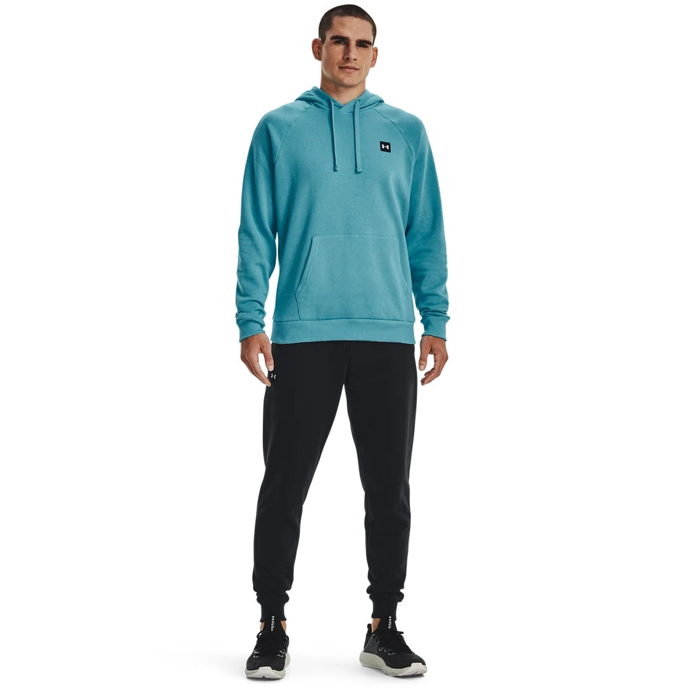 Under Armour Mens Rival Fleece Hoodie In Blue