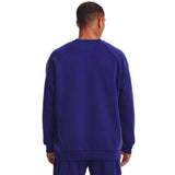 Under Armour Mens Rival Fleece Crew Sweatshirt In Purple