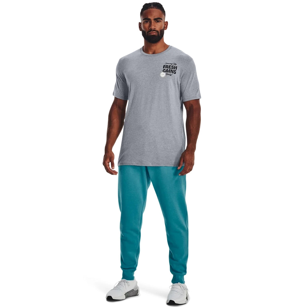 Under Armour Mens Rival Fleece Joggers in Blue