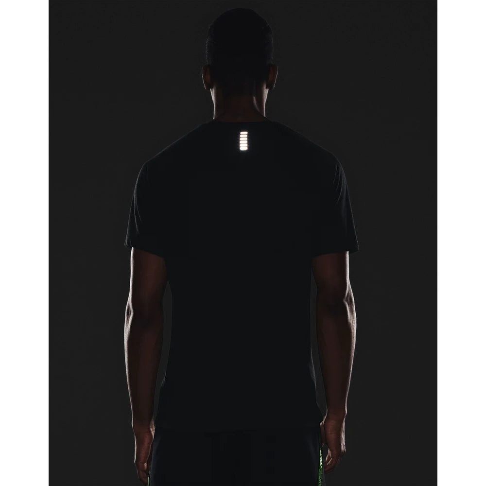 Under Armour Mens Streaker Short Sleeves T-Shirt In Black