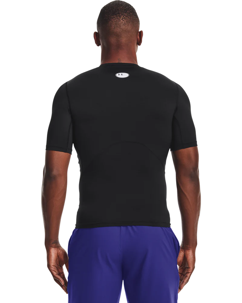 Under Armour Heatgear Armour Comp Short Sleeve In Black