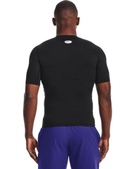 Under Armour Heatgear Armour Comp Short Sleeve In Black