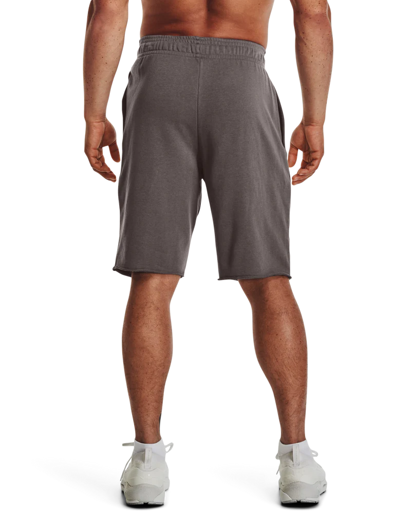 Under Armour Rival Terry Shorts In Grey