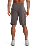 Under Armour Rival Terry Shorts In Grey