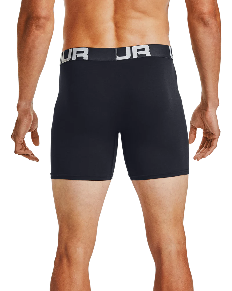 Under Armour 1363617 Charged Cotton 6" Boxerjock In Black